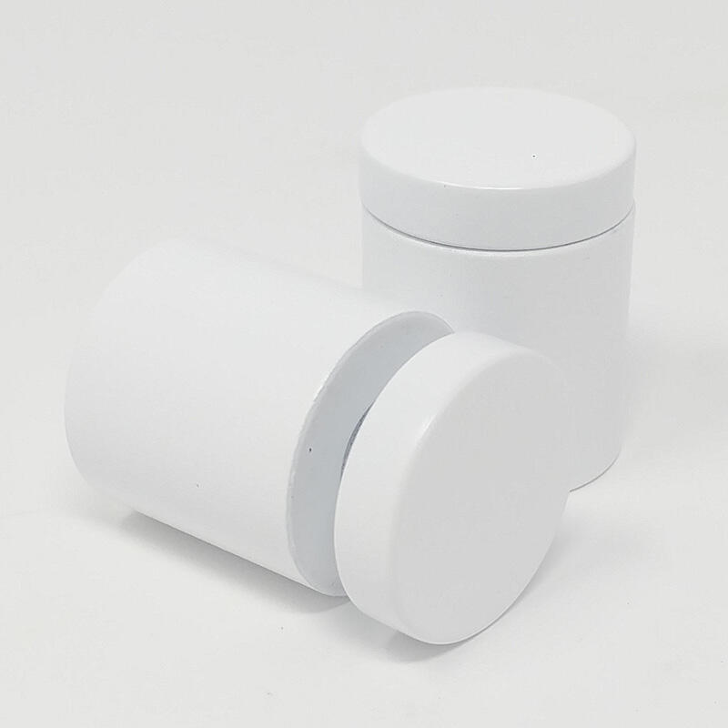 White Satin Threaded Standoffs –  ∅ 25mm (1″) Projection 25mm (1″) 