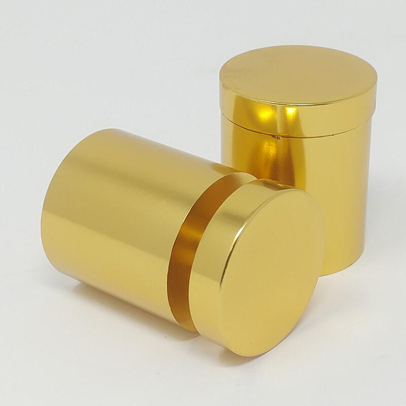 Golden Satin Threaded Standoffs –  ∅ 25mm (1″) Projection 25mm (1″) 