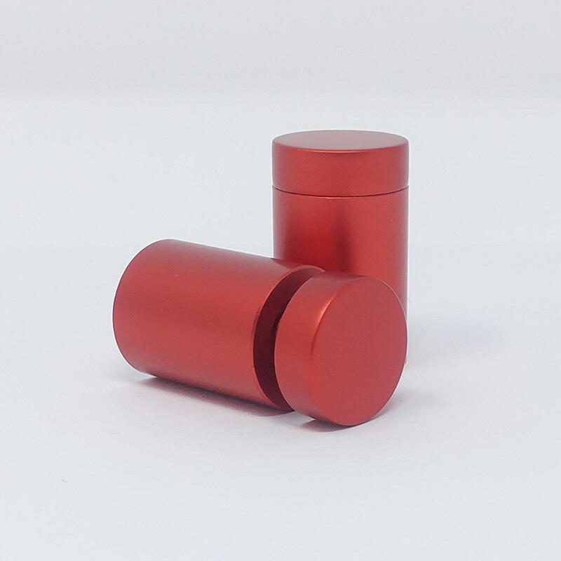 Red Threaded Standoffs – ∅ 18.5mm (3/4″) Projection 25mm (1″) 