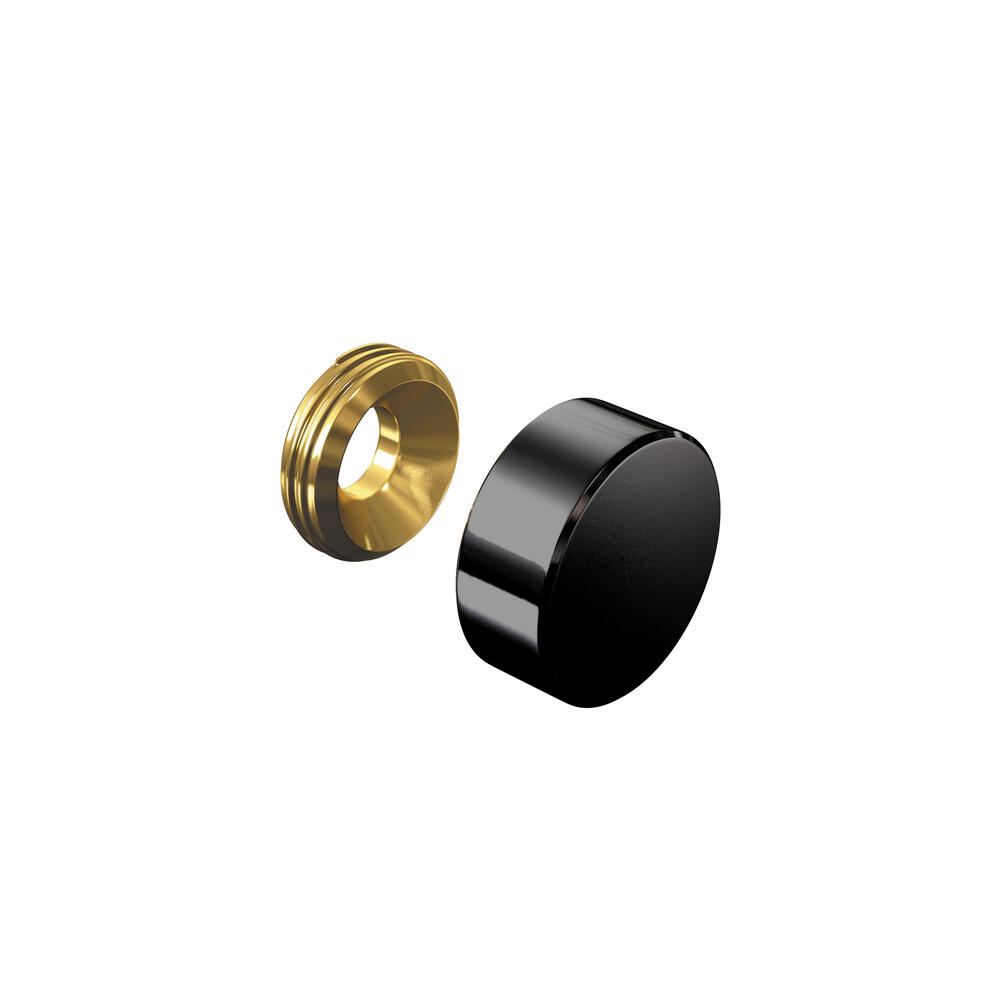 Aluminum Screw Cover Caps (glossy Black) – ∅ 13mm (1 2”) 