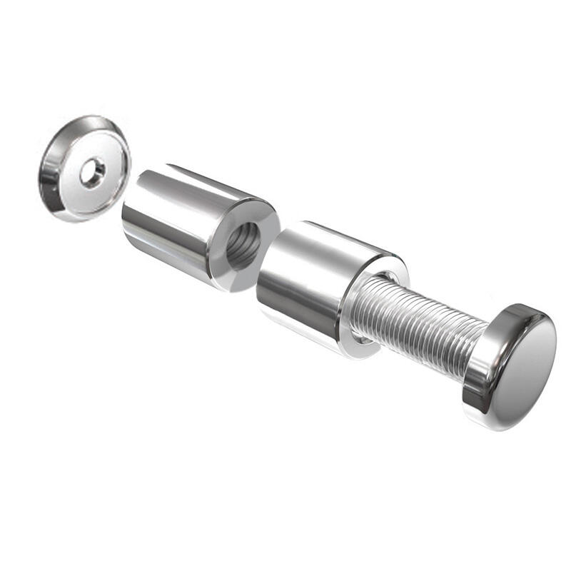 Double Panel Standoffs with plate – ∅ 18,5mm (3/4″) Projection 25mm (1″)