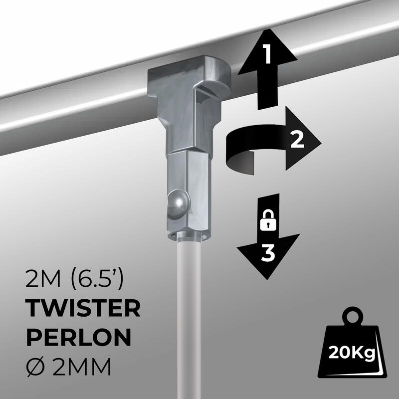 Twister Perlon – 2m (6,5′)