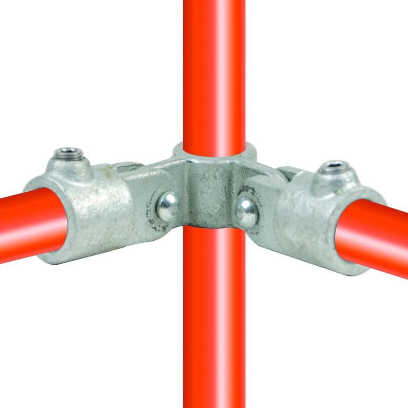 Raccord Tubulaire croix orientable / 90° Vertical ∅ 42,2mm (1,660″)